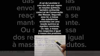 Quer aprender estequiometria com tranquilidade Vem comigo quimicageral aulasdequimica [upl. by Yatnod]