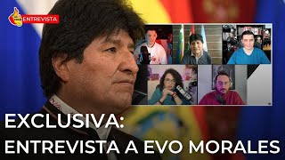 Entrevista EXCLUSIVA con Evo Morales responde TAJANTE por fuerte denuncia [upl. by Airt330]