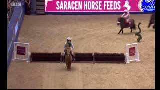 London  Shetland Pony Grand National Olympia [upl. by Leoy]