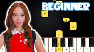 From The Start  Laufey  Beginner Piano Tutorial  Easy Piano [upl. by Nordek]