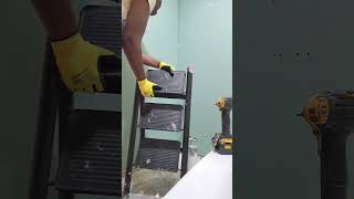 Easiest way to hang drywall DIY renovation [upl. by Berg]