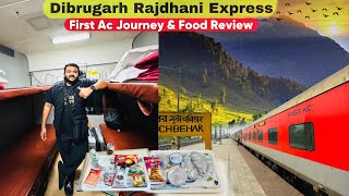 Dibrugarh Assam Rajdhani Express First AC journey  First Ac IRCTC food Review  Indian Railways [upl. by Yrennalf]