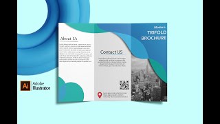 Brochure Business Design Tutorial in Adobe Illustrator [upl. by Nynahs631]