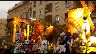 Cabalgata Reyes Magos de Cádiz 2010 1ª parte [upl. by Ahsai597]