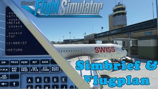 Simbrief Flightplan Tutorial MSFS 2020 deutsch [upl. by Claudia104]