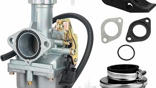 Honda CG125 carburetor installs on Yamaha enticer amp average test Yamaha Enticer carburetor setting [upl. by Mientao8]