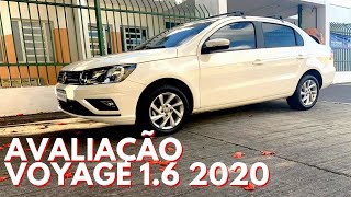 AVALIAÇÃO VOLKSWAGEN VOYAGE 16 2020  BOA OPÇÃO DE CARRO PARA APLICATIVO [upl. by Brody]