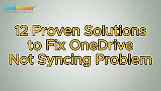 Solved How to Fix OneDrive Not Syncing Problem [upl. by Enael]