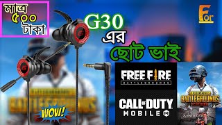 G11 Gaming Earphone bangla reviewFor Easy Tech [upl. by Ahsart660]