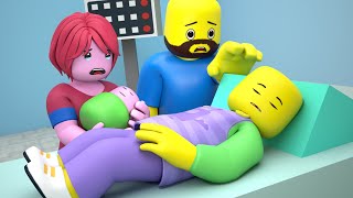 ROBLOX LIFE Unlucky Child and Gold Sister  Roblox Animation Brookhaven 🏡RP [upl. by Olds]