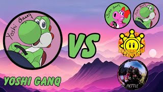 Yoshi Ganq 3 x wars  v Birdo Ganq inclan Return of Zenith amp Mettle  6v6 COMP MK8D  2v2 SQ [upl. by Dolf]