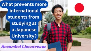 Why dont more international students attend Japanese universities Its much cheaper but [upl. by Aihsetal]