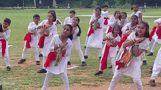 78th Independence day Primary Group Dance KVRWF Students [upl. by Weaks162]