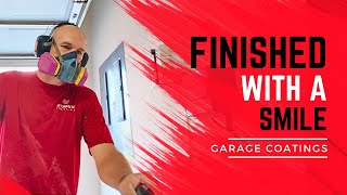 This team finished STRONG All smiles on this garage coating [upl. by Tyrone]