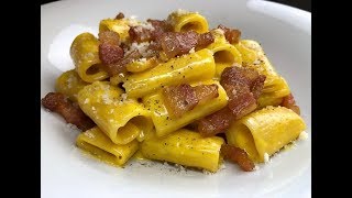 RIGATONI ALLA CARBONARA CUCINANDOMELAGODO [upl. by Sikorski157]