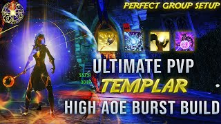 ULTIMATE TEMPLAR PvP BUILD ⭐ CRAZY AoE BURST COMBO BUILD ⭐ ESO Templar Build DragooX [upl. by Nylrak547]