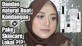 MAKE UP KE KONDANGAN  MY SKINCARE ROUTINE UPDATED Lavine Cosmetics  Irma Melati [upl. by Adnerol]