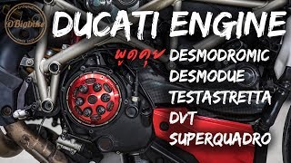 แนะนำ เครื่องยนต์ Ducati แต่ละบล๊อค Desmodue Testastretta DVT SuperQuadro และวาล์วDesmodromic [upl. by Guenna8]