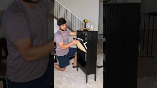 Building the viral secret shoe cabinet Home transformation [upl. by Falconer]