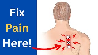 How To Get Rid Of Rhomboid Pain  Lasting Relief [upl. by Hannej]