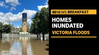 Victorian flood emergency moves to Shepparton as homes inundated upstream  ABC News [upl. by Lucy434]