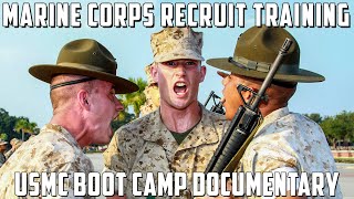 What Marine Recruits Go Through In Boot Camp  Earning The Title  Making Marines on Parris Island [upl. by Notlil]