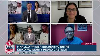 EN VIVO CaraACaraEnChota Mira el encuentro entre Keiko Fujimori y Pedro Castillo en Chota [upl. by Ahsitaf]