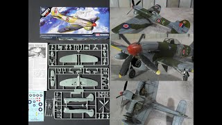 Hawker Tempest V 172 Academy unboxing and build [upl. by Eliseo]