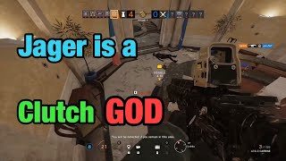 Jäger is the Clutch GOD  Rainbow Six Siege [upl. by Mailli]