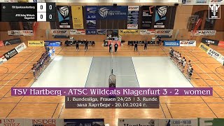 TSV Hartberg  ATSC Wildcats Klagenfurt 3  2 жени [upl. by Cherin832]