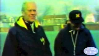 1976 Bo Schembechler amp President Ford [upl. by Arretal]