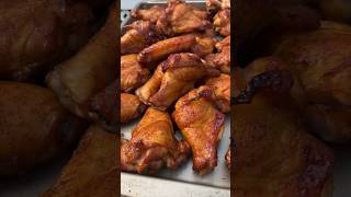 Sweet amp Sour Smoked Wings w Coconut Marinade  recipe in description [upl. by Ethben]