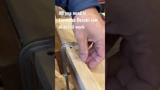 Japanese Dozuki Saw is incredible fine woodworking suizan [upl. by Searcy]