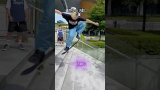 Skateboard skill Đóng 15 bậc như Huyền Xuân [upl. by Koch]