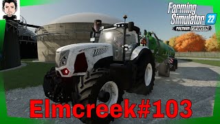 LS22 XXL Elmcreek 103 Gärreste mit den Claas Saddle Trac Landwirtschafts Simulator22 mov [upl. by Fabrin414]