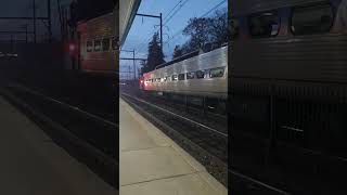 shorts SEPTA LansdaleDoylestown Line Train Departs JenkintownWyncote TrainStation [upl. by Jody821]