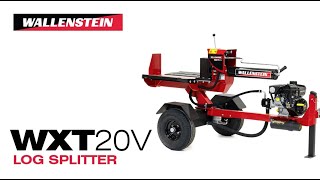 Wallenstein WXT20V Log Splitter [upl. by Horwath699]