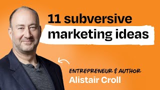 Just evil enough Subversive marketing strategies for startups  Alistair Croll [upl. by Cohbath]