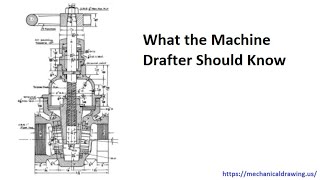 Drafting  What the Machine Drafter Should Know [upl. by Addam]