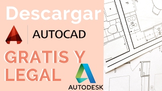 Como Instalar AutoCad Gratis Y Legal  Autodesk  Lejarevalo [upl. by Dill]