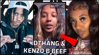 Kenzo B ADDRESSES DThang BEEF   “We Still Cool” [upl. by Bernadette]