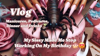 Birthday Celebration Vlog with My Sister Pedicure Dinner and Lemon Drop 🎉 [upl. by Tserof]