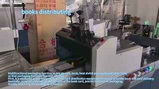 book distributing shrink wrapping machine [upl. by Siegfried]