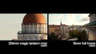 Test  Magic Lantern RAW Crop Mode vs BMCC 25K vs 5D MK3 Full Frame  Field of View [upl. by Maddis]