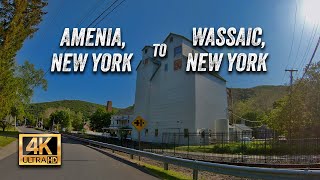 Scenic Drive from Amenia New York to Wassaic New York  4K 60fps [upl. by Elamrej]