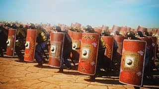 Roman Empire Vs Sassanid Empire Battle of Edessa 260 AD  Cinematic [upl. by Dorothea]