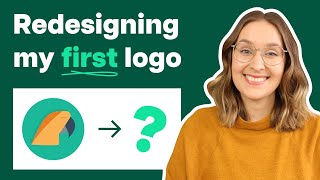 Redesigning My First Ever Logo  Branding From Scratch [upl. by Rekoob]