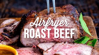 Easy amp Delicious Air fryer Roast Beef  Supergolden Bakes [upl. by Noiramed]