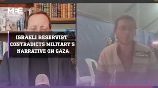 Israeli reservist contradicts military’s narrative on Gaza [upl. by Delila]