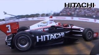 Collaboration between Hitachi and Penske Racing advances performance  Hitachi [upl. by Kimball231]